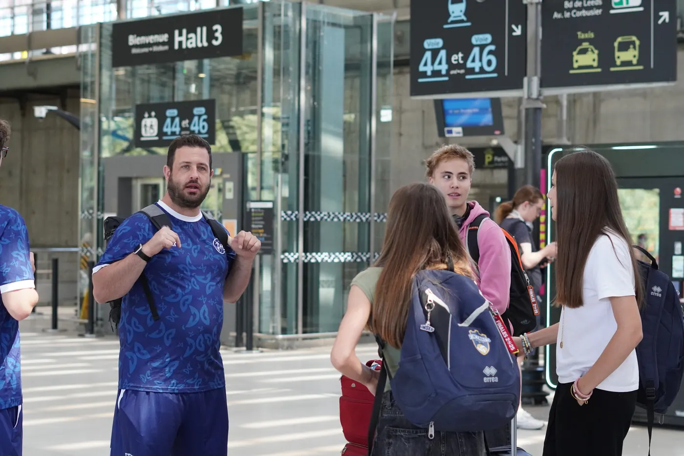 Accueil des stagiaires à la gare de Lille